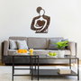Wallity Rusty Hug Escultura de Pared de Metal Antiquation